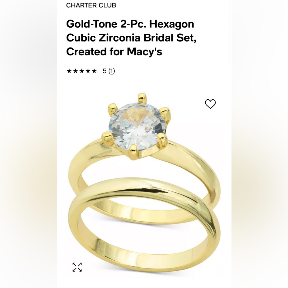 Charter Club ring set